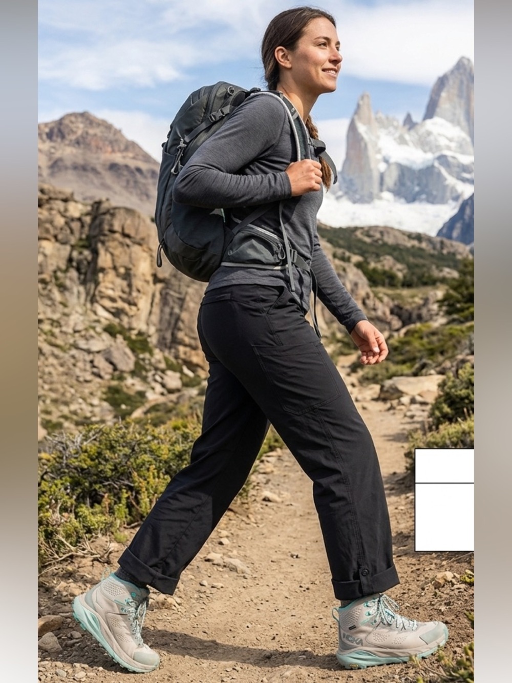 Patagonia Women's Black Straight Leg Pants